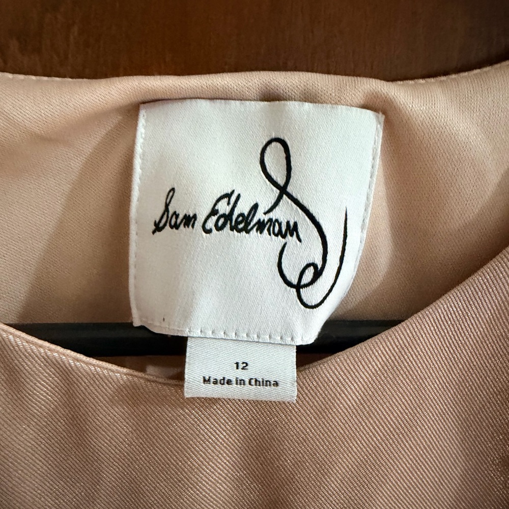 Sam Edelman Sleeveless Draped Maxi Dress in Blush Pink - Picture 3 of 3